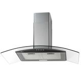 Coifa De Parede Fit 90 Cm Com Vidro Fischer Preto 220v