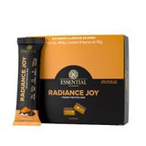 Radiance Joy Barra De Proteína Golden Milk Vegana 50g Essential Nutrition 8 Unidades