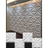 38 Placas Revestimento Plástico 3d Fácil Instalação E Limpeza 50cmx50cm