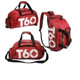 Mochila Mala T60 Academia Ou Viagem Impermeável Vermelho