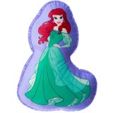 Almofada 3d Princesa Ariel Aveludada Oficial Pequena Sereia