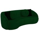 Sofa 3 Lugares 240 Cm Passion Veludo Sl 947 Moll Sl 947