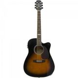 Violão Giannini Gf1d Ceq Eletroacústico Aço 3 Tons Sunburst Sunburst