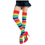 Meia Calça 7/8 Arco Iris Colorida Cosplay