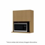 Armario Aereo Micro 1 Porta Basculante Nesher Rainha 70 Cm 100 Mdf Nature