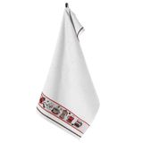 Pano De Copa Felpudo Jacquard Vida Liso 45cm X 70cm Fj-7530