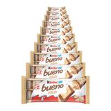 Chocolate, 10 Pacotes De 39g Kinder Bueno White