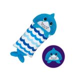 Fronha Fluffaluff Pets - Tubarão 90x40cm Azul