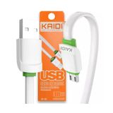 Cabo Usb Tipo C Kaidi Original Turbo Reforçado Carga Rápida