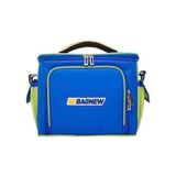 Bolsa Térmica 3 Potes - Azul Royal Verde Fit - Padrão: Único