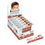 Chocolate, 1 Caixa Com 24 Barrinhas Kinder