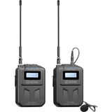 Sistema Microfone Lapela Sem Fio Boya By-wm6s Wireless Uhf