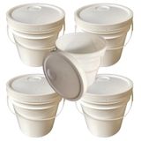Balde Plástico 5l Para Feijoada - 5 Pçs