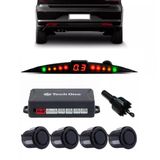 Sensor Estacionamento Ré Preto Com Visor Slim Vw Jetta 13/23