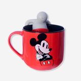 Caneca 350ml Com Infusor Para Chá Mckey Mouse Disney