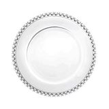 Prato de Sobremesa de Cristal Coraçao 20CM LYOR 1504