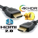 Cabo Hdmi 10 Metros 2.0 4k Ultra Hd 3d 19 Pinos