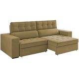 Sofa Retratil E Reclinavel 3 Lugares 218 Cm Evidence Sl 945 Veludo Moll Sl 945