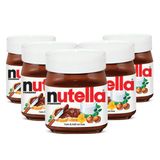 Creme De Avelã, 5 Potes De 350g Nutella