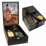 Box Whisky Jack Daniels Honey Mel 375ml + 2 Copos + Dosador