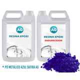 Porcelanato Líquido Metálico Azul Safira Ag Por M