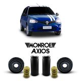 2 Kit Batente Dianteiro Renault Clio Hatch 2015 16