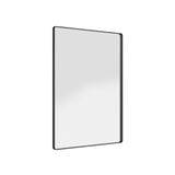Espelho Decorativo Skkar Retang 92x62 Moldura 25 Cm Preto Dhom Preto