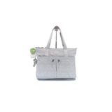 Bolsa Kipling Cinza Natallie Compartimento Para Notebook