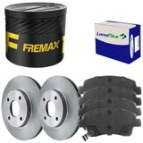 Kit Pastilha Disco Dianteiro Ventilado Yaris 2018 A 2021 Wil