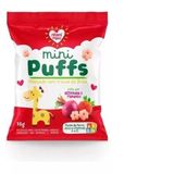 Mini Puffs Snack P/criança Beterraba/morango 6x15g Nhamimami