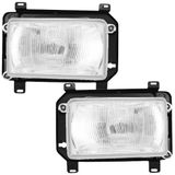 Par Farol Vw 7100 8100 8140 Foco Simples C/ Soquete H4 Fw112