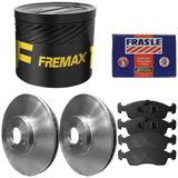 Kit Pastilha Disco Diant Ventilado Onix 1.0 1.4 2016 A 2019