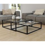 Duo Mesa De Centro Catarina Preta - Cor: Preto
