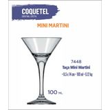 24 Taças Mini Martini 100ml - Coquetel - Batidat