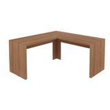 Escrivaninha/mesa Escritório De Canto Multimóveis Vcr25024 Amêndoa Amêndoa