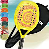 Raquete Beach Tennis Fibra Carbono Vidro Camewin Original