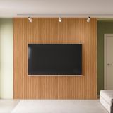 Painel Decorativo Ripado Para Parede Mahalo 260x250 Mdp Nature G77