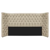 Cabeceira King Everest P02 195cm Para Cama Box Corano - Doce Sonho Móveis Bege