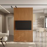 Painel Decorativo Ripado Para Parede Mahalo 140x250 Mdp Nature G77