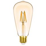 LAMPADA LED ST64 VINTAGE DIM E27 4,5W 220V 350LM STH8272 24