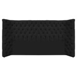 Cabeceira King Everest P02 195cm Para Cama Box Corano - Doce Sonho Móveis Preto
