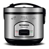 Panela Elétrica Mondial Pratic 6i Pe-43-6x 127v-preto/inox