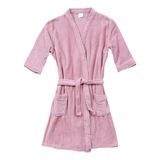 Roupão Microfibra Kimono Sofisticata Rose M Atlântica