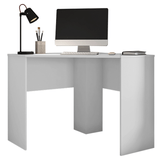 Mesa De Computador Canto Office Cubic Branco - Caemmun