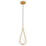 Luminária Teto Pendente Gota Globo Vidro Cama Quarto Dourado