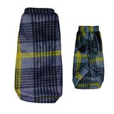 Roupa De Frio Para Cachorro - Cinza Xadrez Egg
