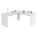 Escrivaninha/mesa Escritório De Canto Multimóveis Vcr25024 Branco Branco