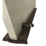 Protetor Veda Porta Rolinho Marrom 80cm