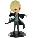 Figure Boneco Draco Malfoy Harry Potter Hogwarts Sonserina Edição Limitada 14cm Colecionável Bandai Banpresto Qposket