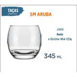 12 Copos Aruba 345ml Cerveja Refrigerante Suco Batida